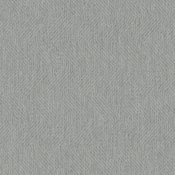 Šedo-stříbrná vliesová tapeta s grafickým retro vzorem, M35919, Couleurs 2, Ugépa