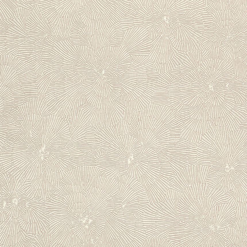 Béžová vliesová tapeta s květy 32006, Textilia, Limonta