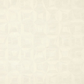 Bílá vliesová geometrická tapeta na zeď s vinylovým povrchem 31901, Textilia, Limonta
