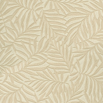 Béžová tapeta na zeď s vinylovým povrchem, Listy 31803, Textilia, Limonta