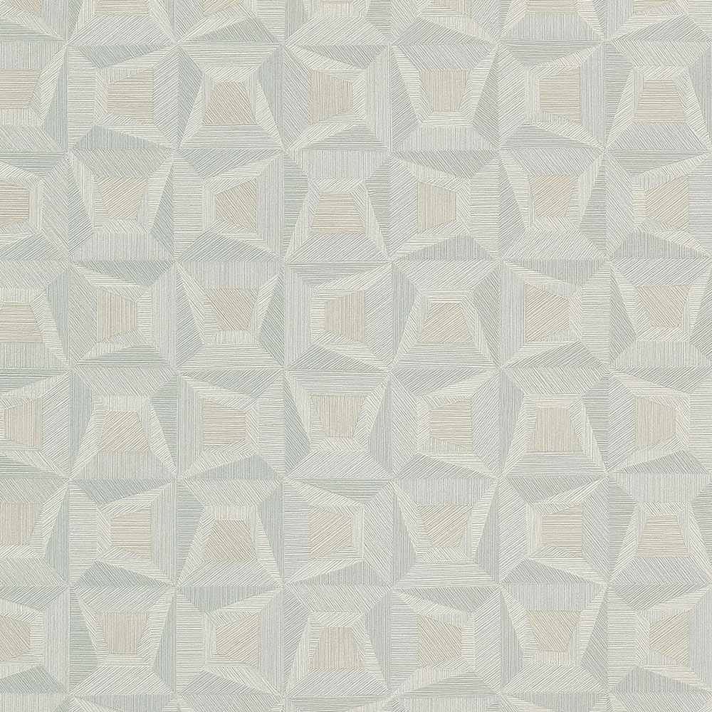 Modrá vliesová geometrická tapeta na zeď s vinylovým povrchem 31905, Textilia, Limonta