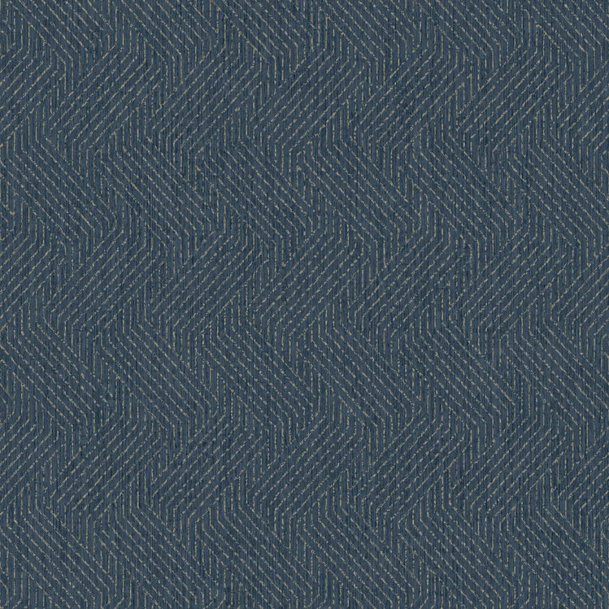 Modrá vliesová tapeta s grafickým retro vzorem, M35901, Couleurs 2, Ugépa