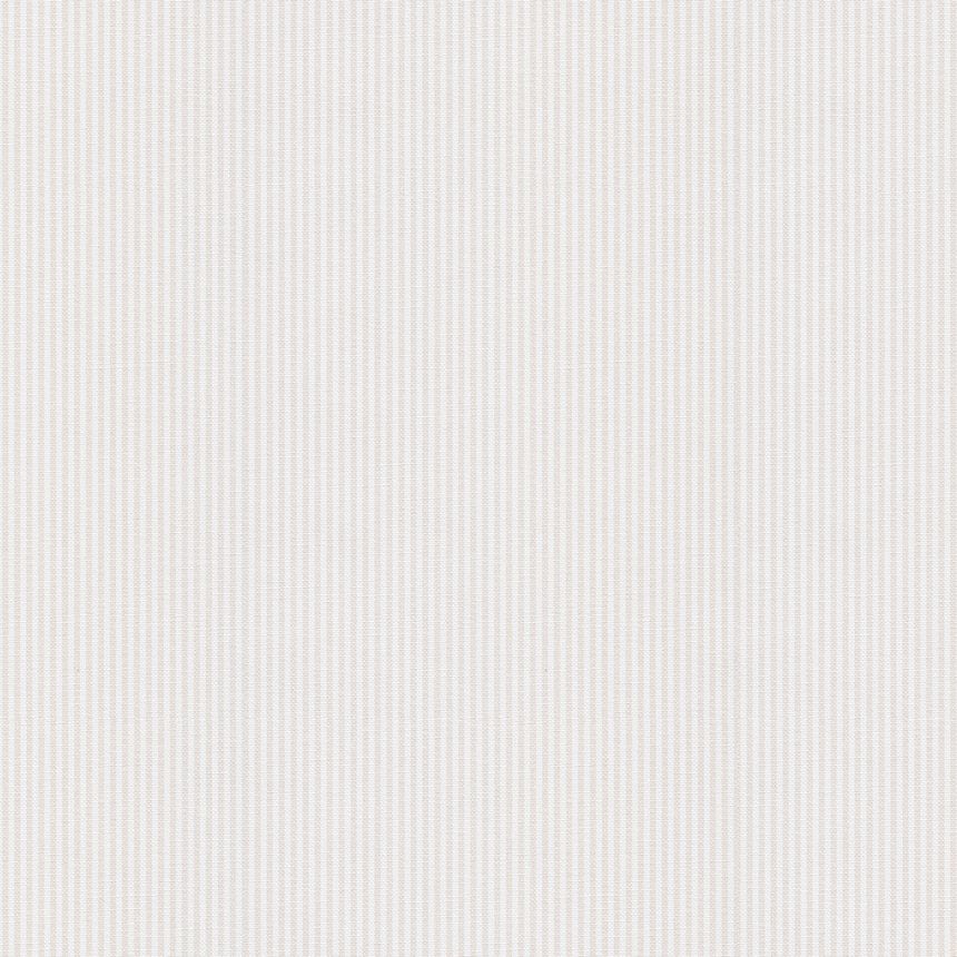 Béžovo-bílá vliesová dětská tapeta s pruhy LL-03-10-0, Jack´N Rose 2024, Grandeco