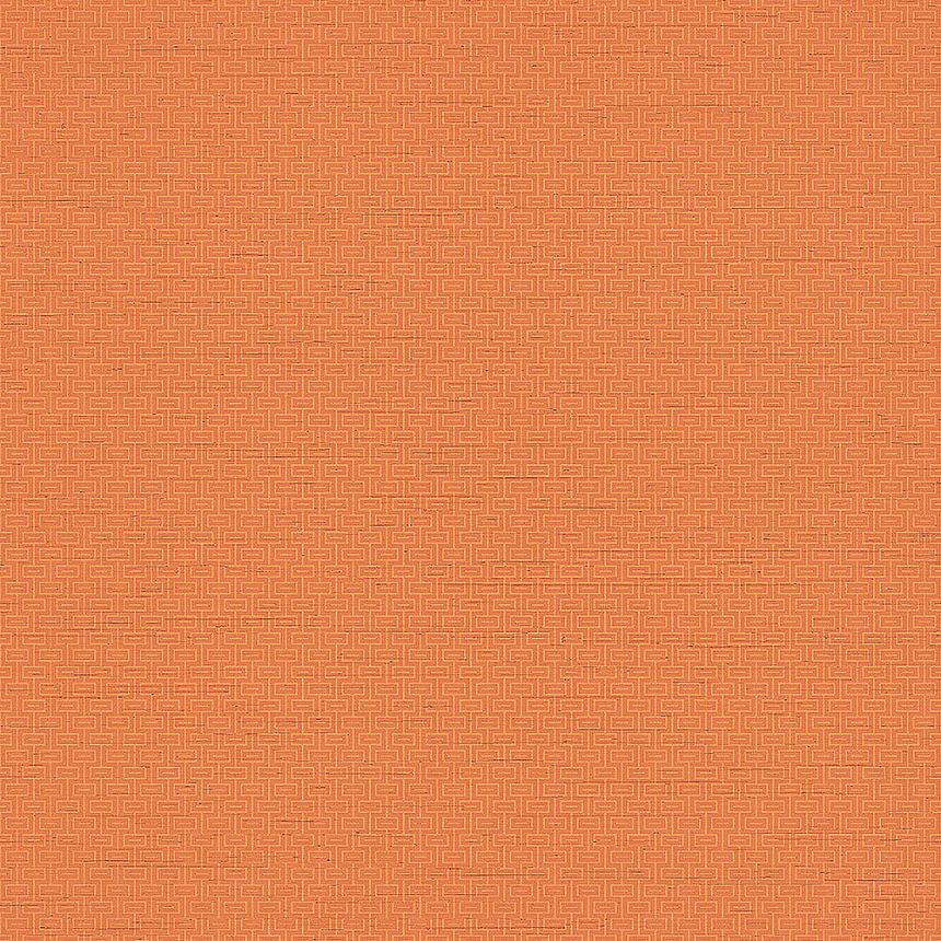 Luxusní pomerančová vliesová tapeta, geometrický vzor GR322508, Grace, Design ID