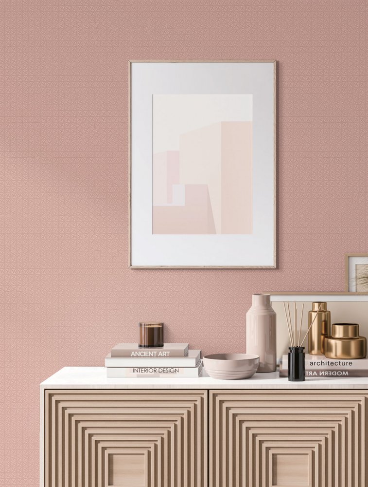 Luxusní petrolejová vliesová tapeta, geometrický vzor GR322408, Grace, Design ID