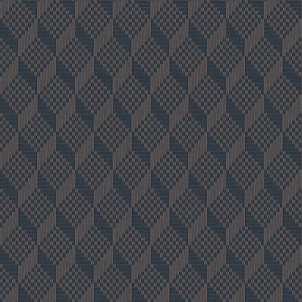 Luxusní šedo-modrá vliesová 3d tapeta na zeď GR322307, Grace, Design ID