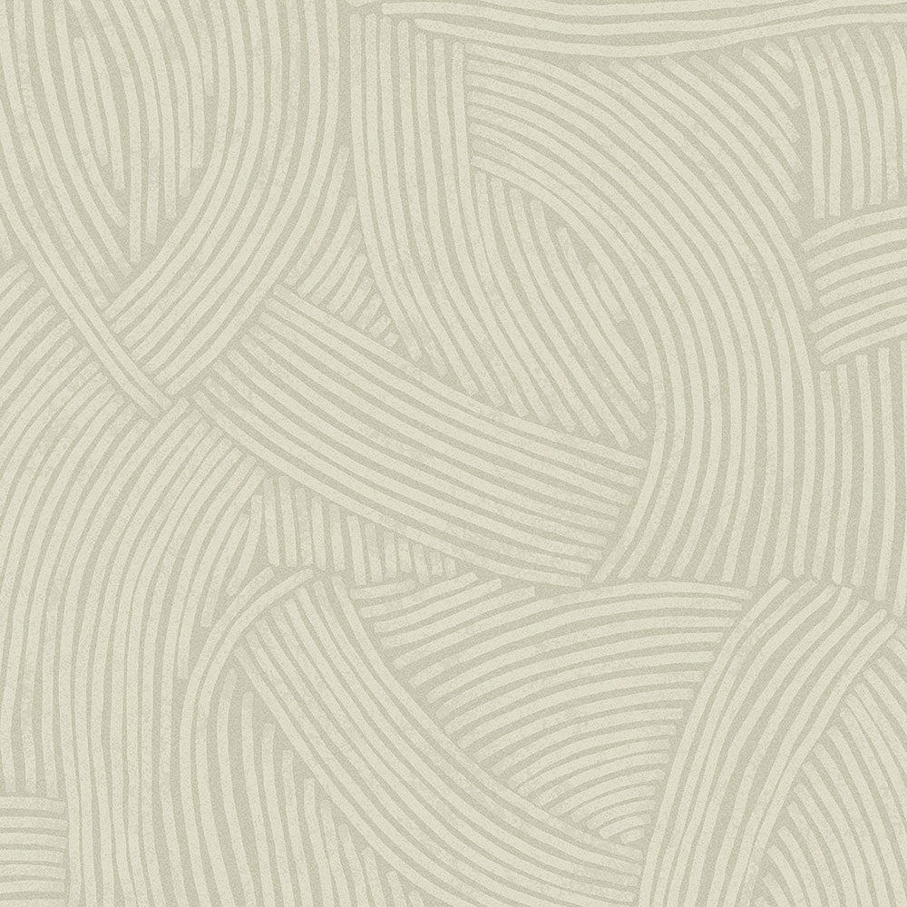 Béžová vliesová tapeta s grafickým etno vzorem, 318011, Twist, Eijffinger