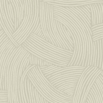 Béžová vliesová tapeta s grafickým etno vzorem, 318011, Twist, Eijffinger