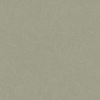 Zelená vliesová tapeta s grafickým etno vzorem, 318007, Twist, Eijffinger