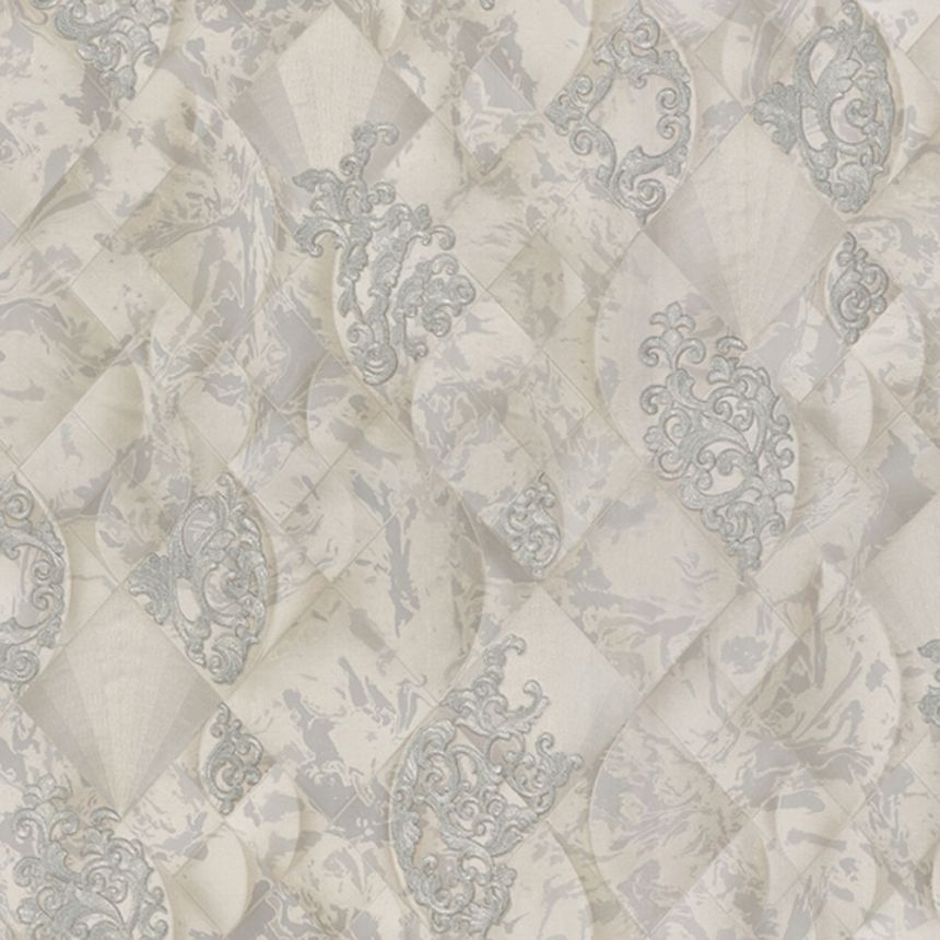 Luxusní mentolově zelená vliesová tapeta s ornamenty M31922, Magnifica Murella, Zambaiti Parati