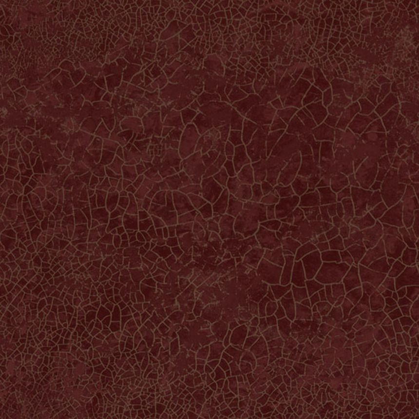 Luxusní vínovo-zlatá vliesová tapeta štuková omítka M31914, Magnifica Murella, Zambaiti Parati