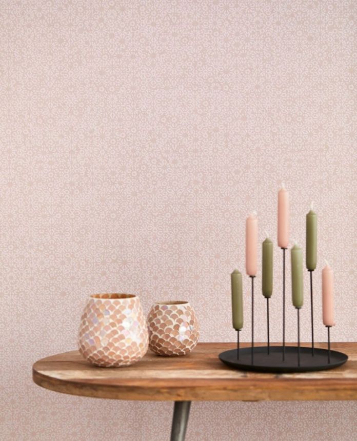 Růžová vliesová tapeta na zeď , motiv květin, 392531, Carmen, Eijffinger