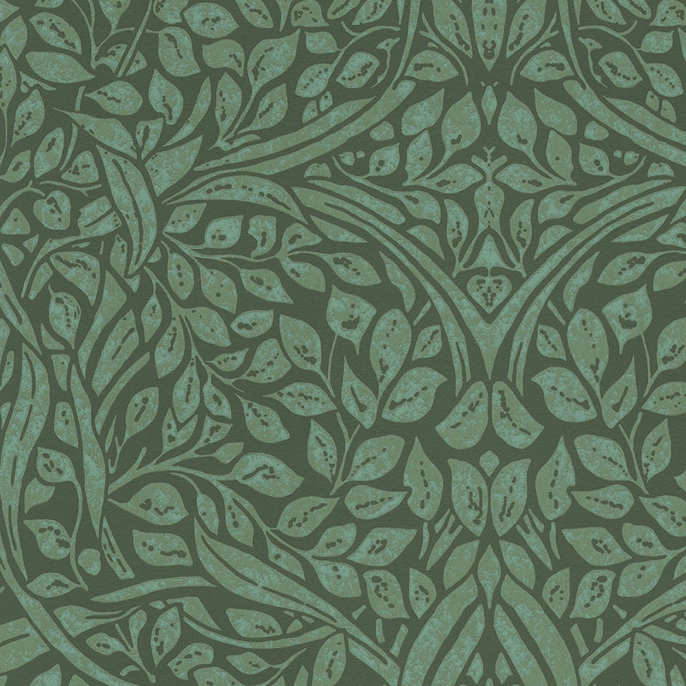 Zelená vliesová tapeta s listy, 392512, Carmen, Eijffinger