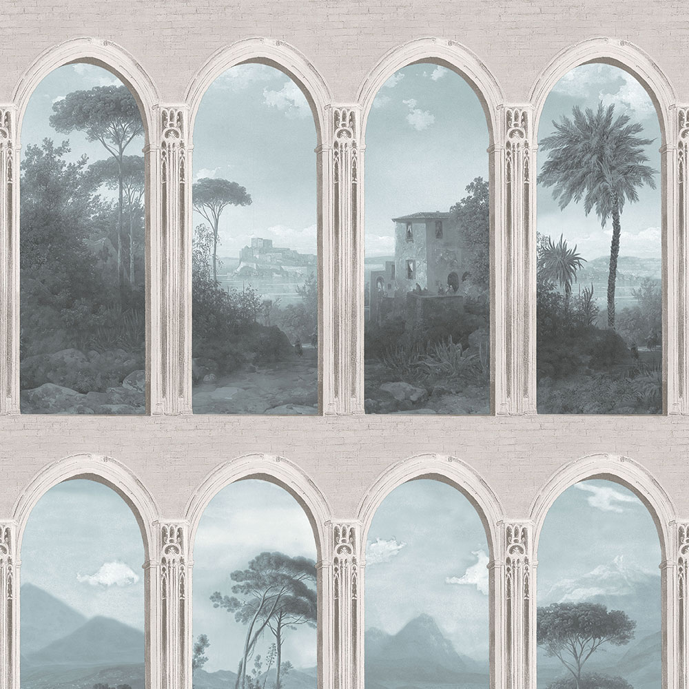 Šedá vliesová tapeta na zeď, Podloubí, M57001, Adéle, Ugépa