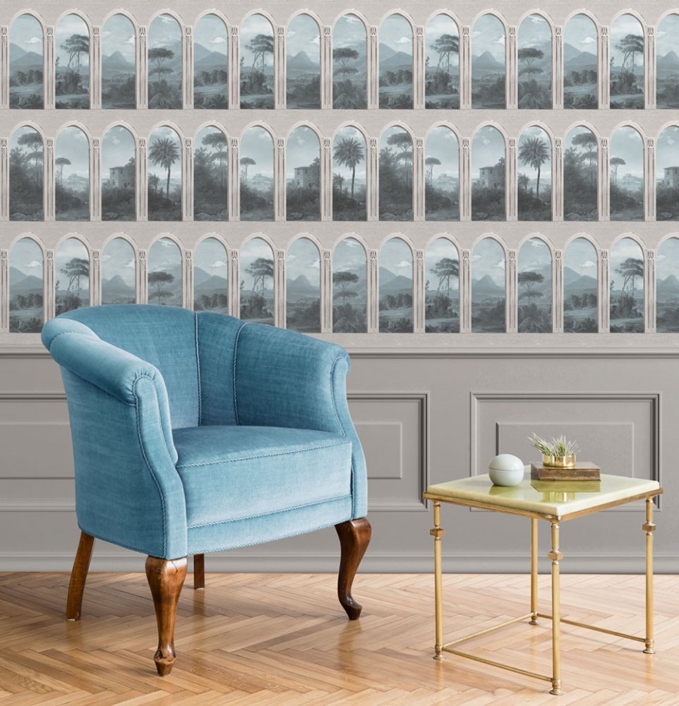 Béžová vliesová tapeta na zeď, Podloubí, M57007, Adéle, Ugépa