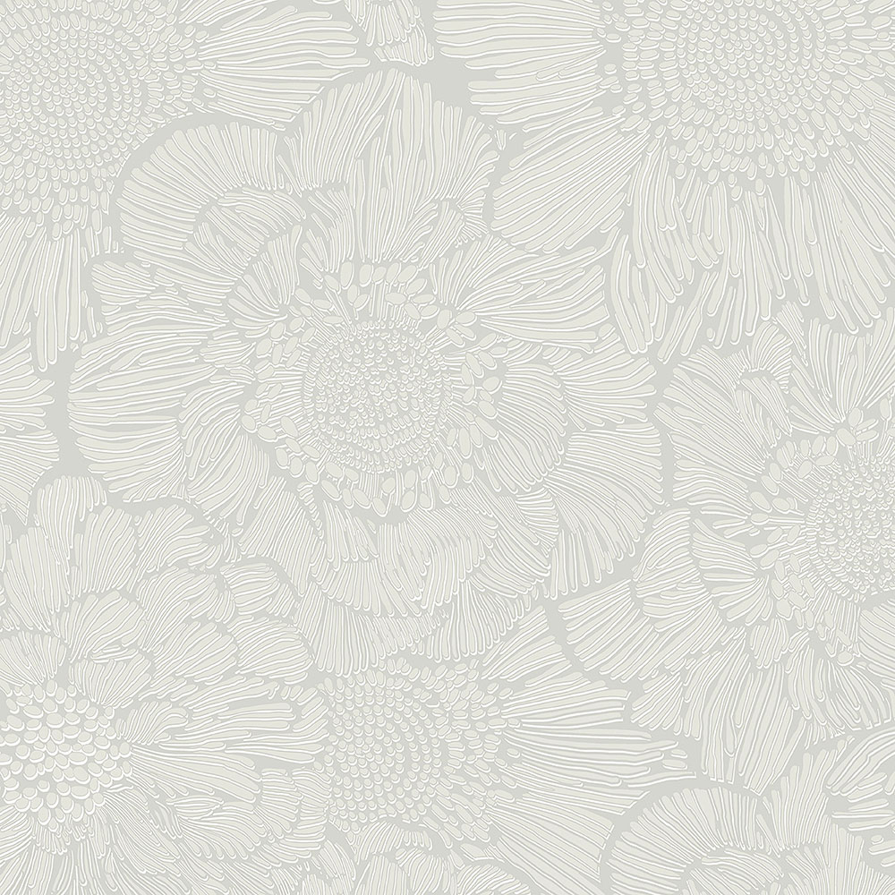 Bílá vliesová tapeta s květy A56401, Vavex 2024