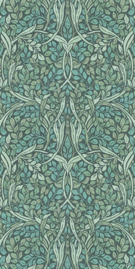 Vliesová obrazová tapeta 392572, Swirling Leaves, Spring, 150 x 300 cm, Carmen, Eijffinger