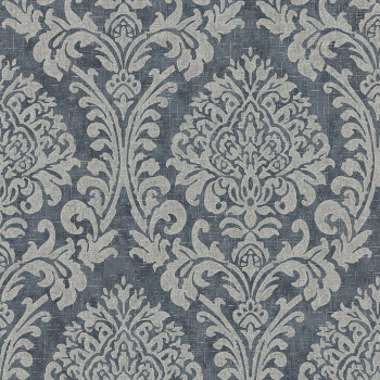 Modrá vliesová tapeta s ornamenty A50101, Vavex 2024