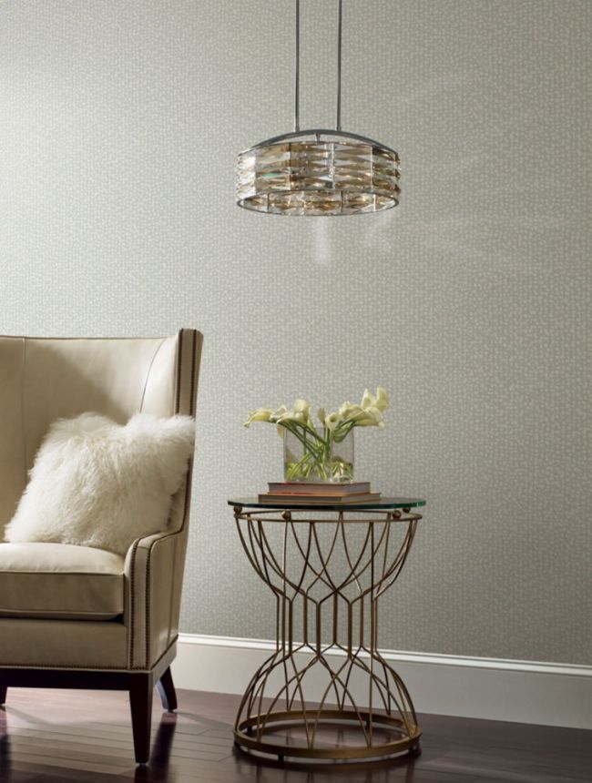 Šedá vliesová tapeta s bílými flíčky DD3804, Dazzling Dimensions 2, York