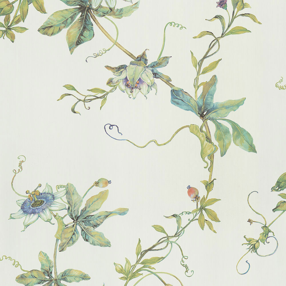 Bílá vliesová květinová tapeta na zeď, 220904, Preloved, BN Walls