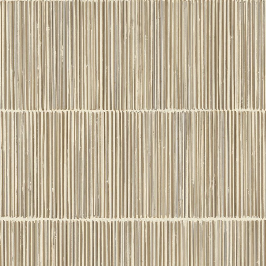 Luxusní vliesová tapeta na zeď 391513, Bambusová rohož, Terra, Eijffinger