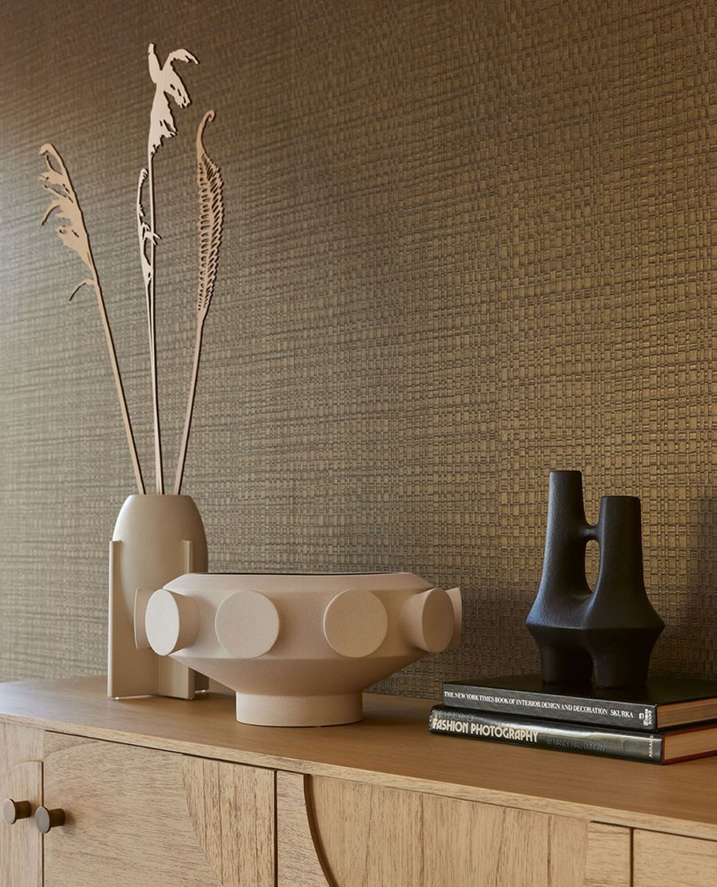 Luxusní vliesová tapeta s geometrickou strukturou 313531 Canvas Eijffinger