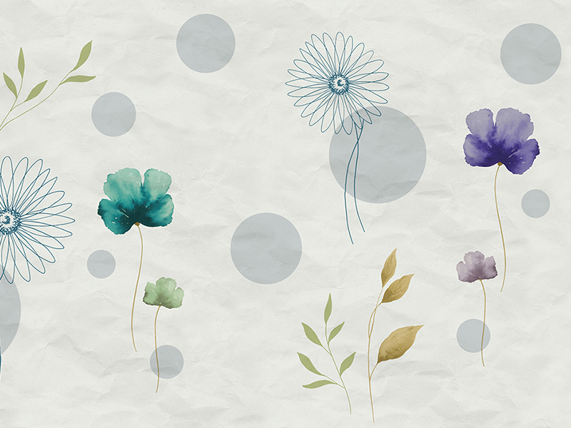 Vliesová obrazová tapeta, Květy, Z66885, 5,10 X 3 m, Satin Flowers, Zambaiti Parati