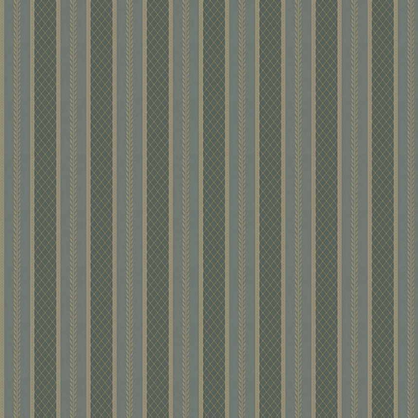 Zelená vliesová tapeta pruhy, Z66852, Satin Flowers, Zambaiti Parati