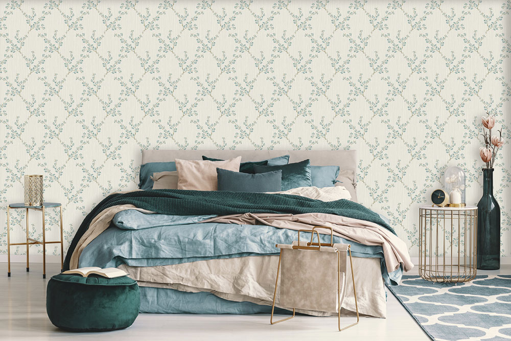 Béžová vliesová tapeta na zeď květiny, Z66829, Satin Flowers, Zambaiti Parati