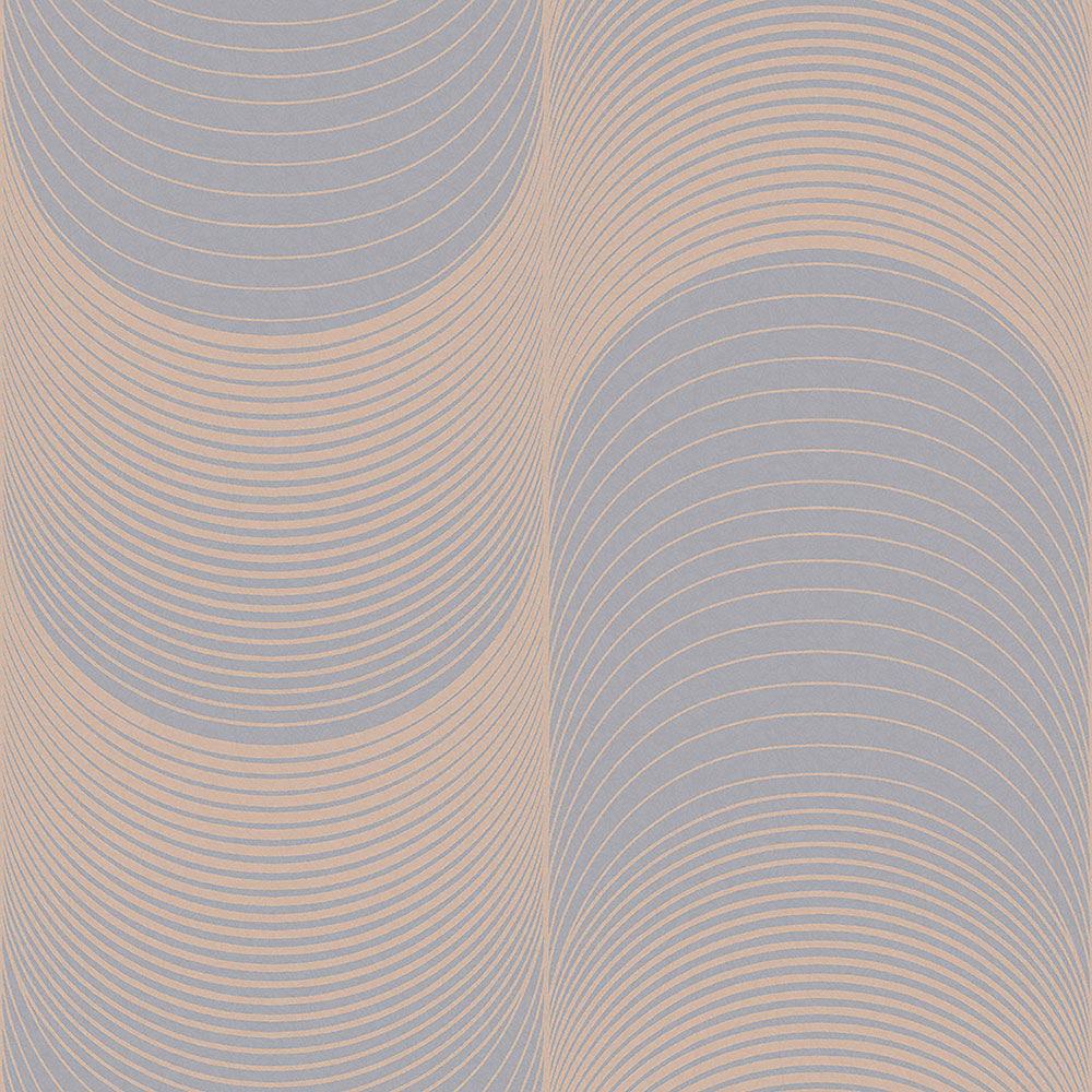 Luxusní vliesová tapeta měděné vlnky, 115067 Eternal, Graham&Brown