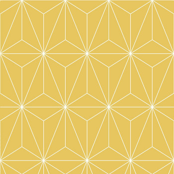 Žlutá geometrická vliesová tapeta na zeď 104741, Formation, Graham & Brown
