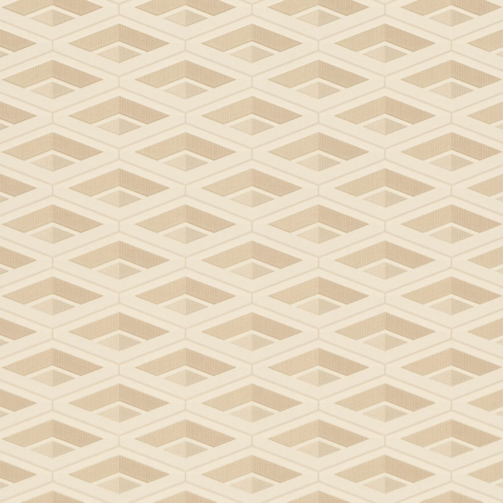 Luxusní béžová geometrická vliesová tapeta na zeď Z76036, Vision, Zambaiti Parati