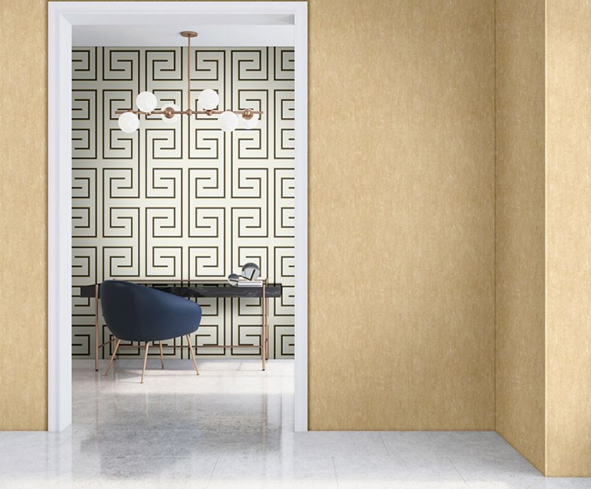 Luxusní bílá geometrická vliesová tapeta na zeď Z76001, Vision, Zambaiti Parati