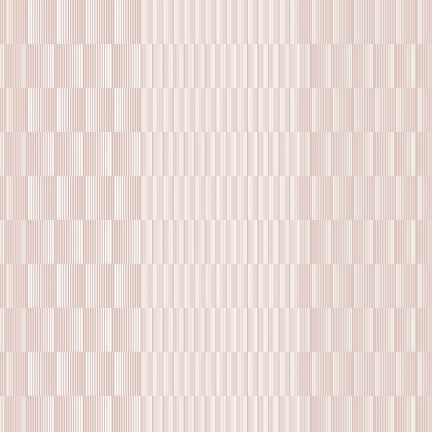Růžová geometrická vliesová tapeta na zeď 105121, Formation, Graham & Brown