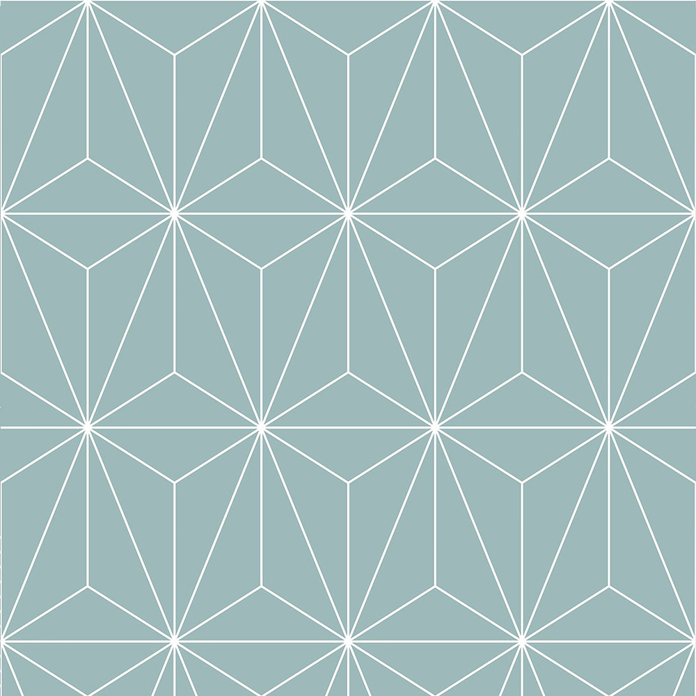 Zelená/mint geometrická vliesová tapeta na zeď 104738, Formation, Graham & Brown