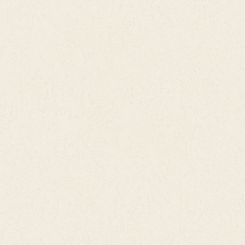 Luxusní bílo-krémová vliesová tapeta s obloučky WL220661, Wll-for 2, Vavex 