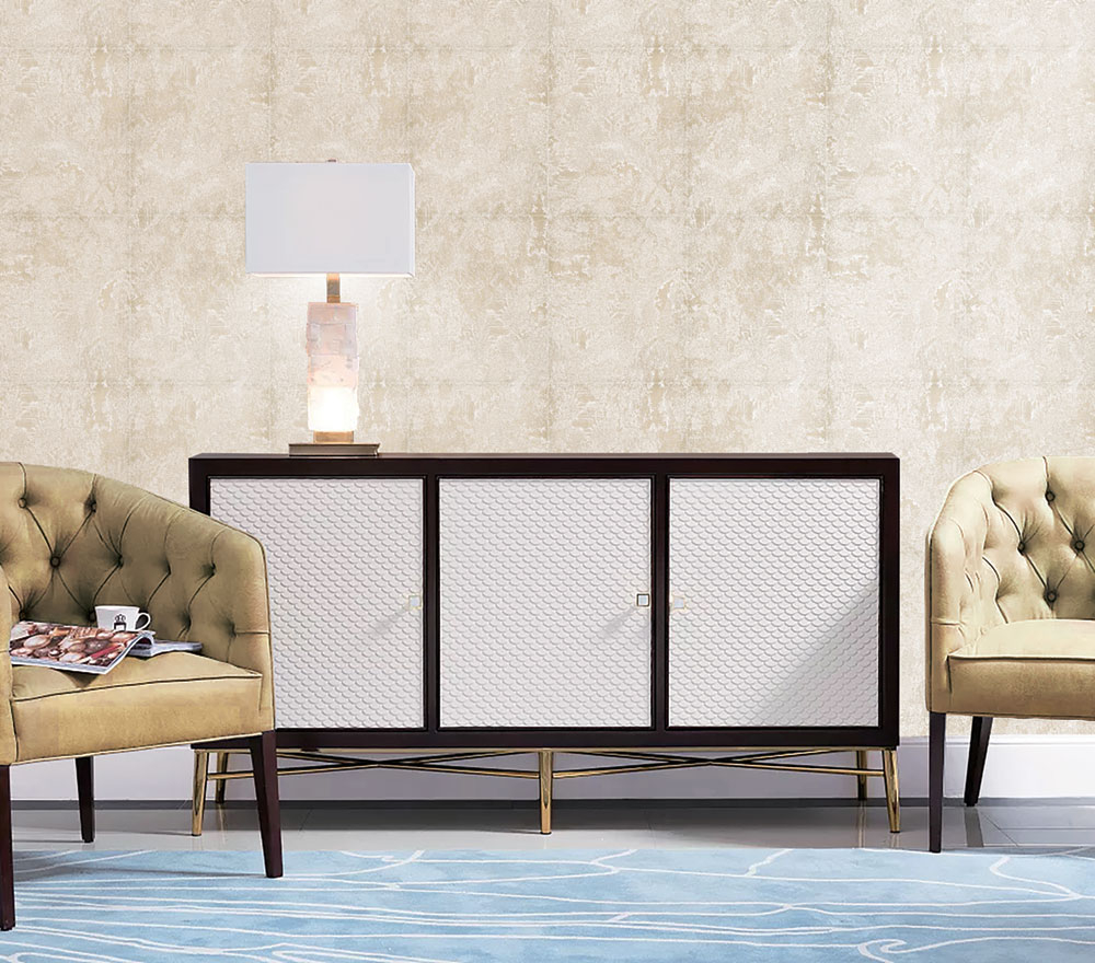 Luxusní krémová vliesová tapeta s perlovým leskem WL220654, Wll-for 2, Vavex 