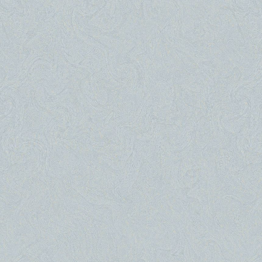 Luxusní šedo-stříbrná vliesová tapeta na zeď, vlnky  WL220551, Wll-for 2, Vavex 