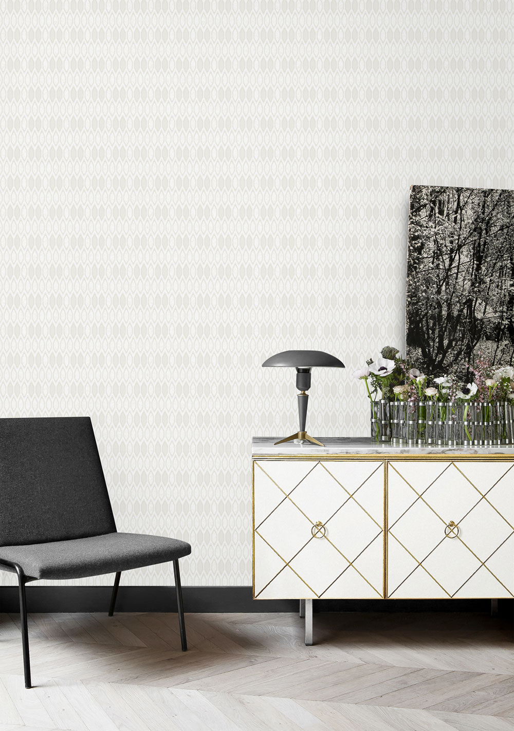 Luxusní krémová vliesová tapeta s perlovým leskem WL220542, Wll-for 2, Vavex 