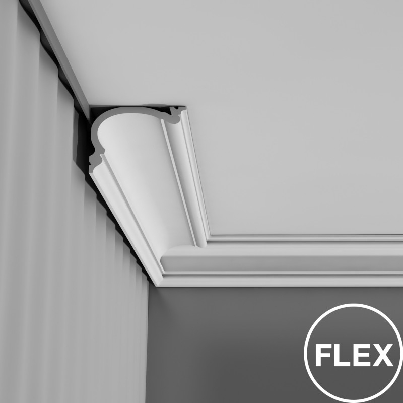 Stropní lišta 200 x 12,2 x 8,8 cm/garnýžový profil C341F, Orac Decor