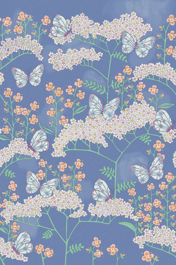 Vliesová obrazová tapeta Květiny a motýli 383620, 186x280cm, Rice 2, Eijffinger