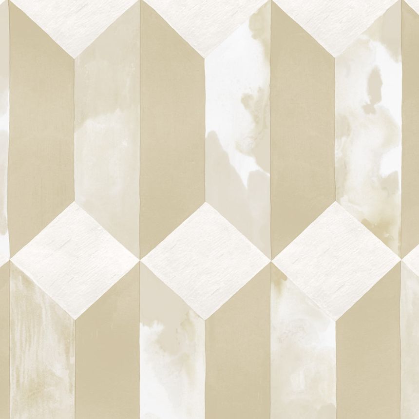 Vliesová tapeta na zeď, 3D geometrický vzor 386500, Enso, Eijffinger