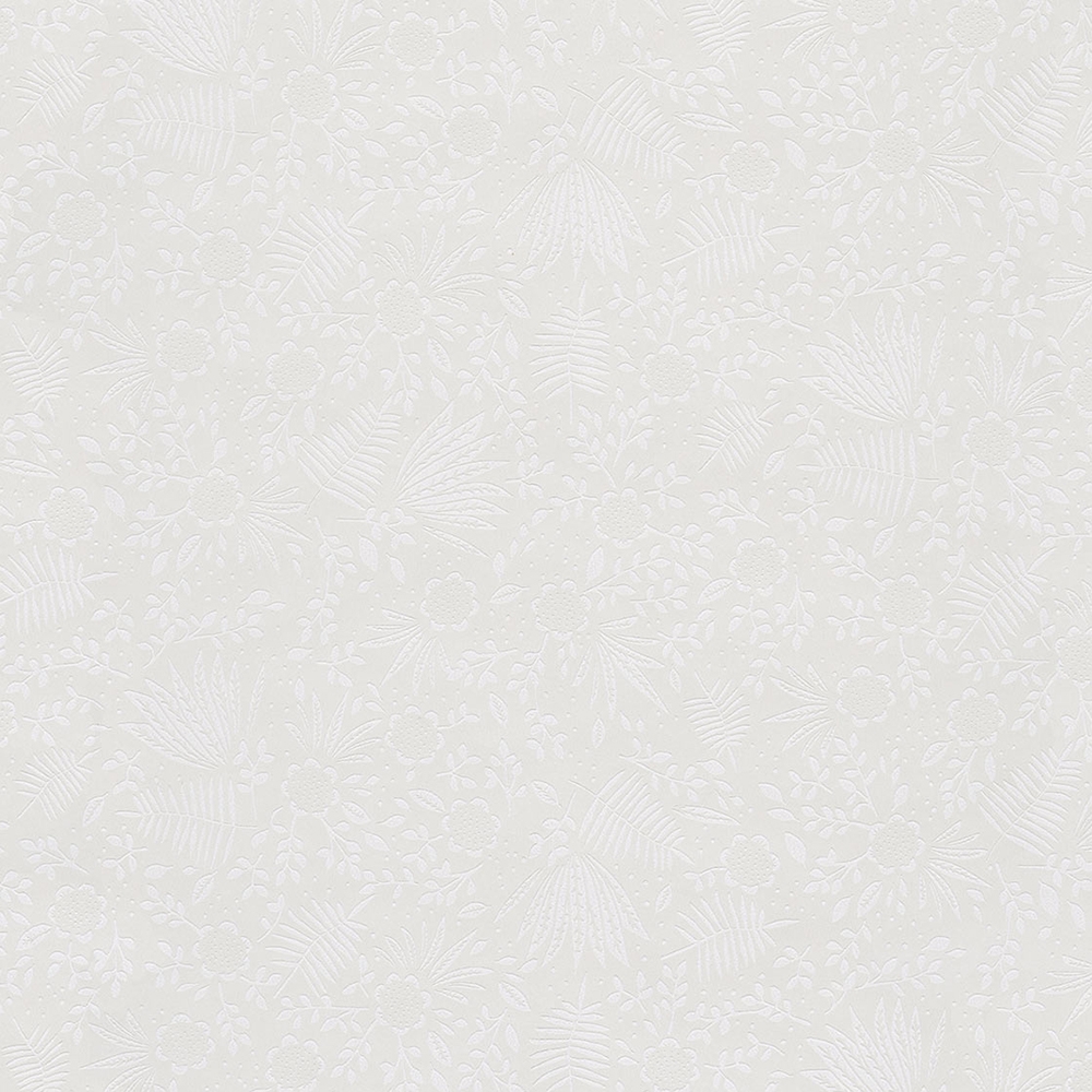 Elegantní bílá květinová tapeta vlies 383540, Rice 2, Eijffinger