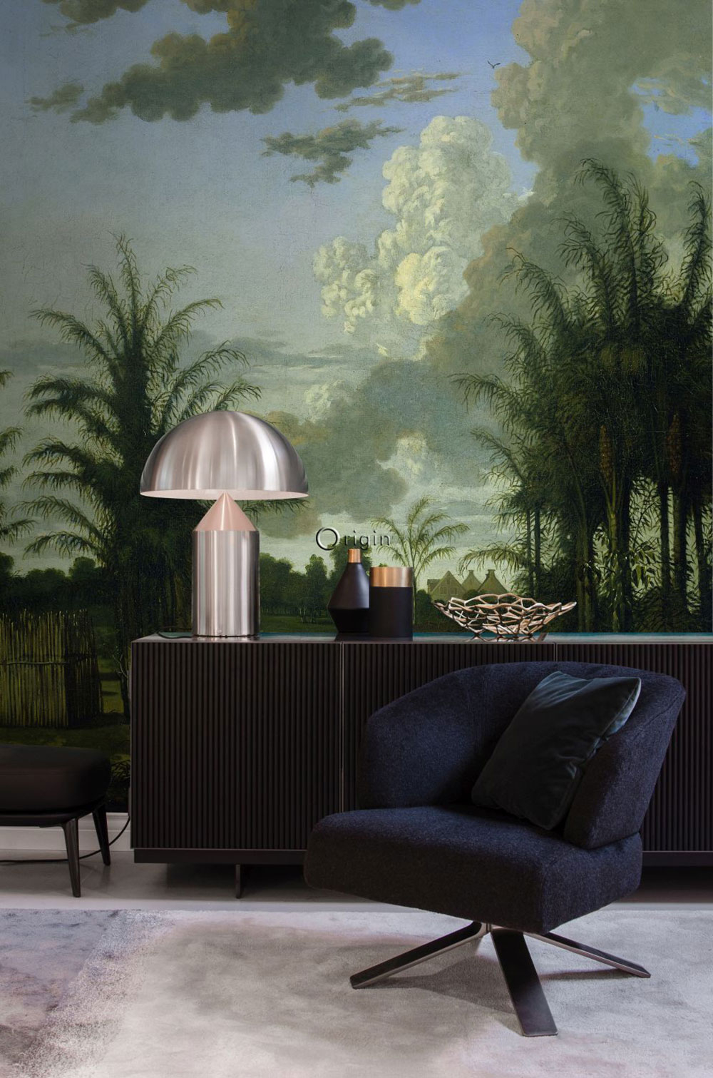 Vliesová obrazová tapeta - exotická krajina - 357234, 250 x 300 cm, Natural Fabrics, Origin 