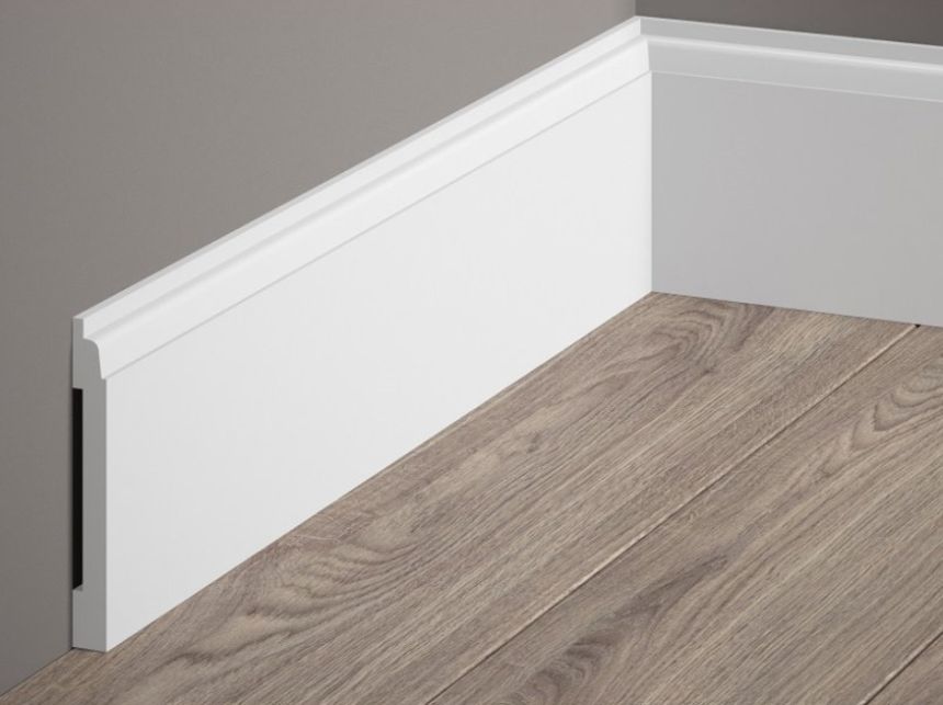 Podlahová lišta standardní MD258, 200 x 8,1 x 1 cm, Mardom