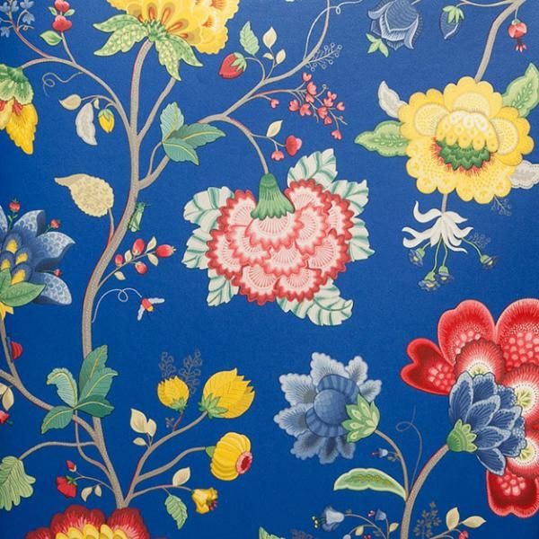 Modrá květinová tapeta na zeď 341034, Pip, Eijffinger