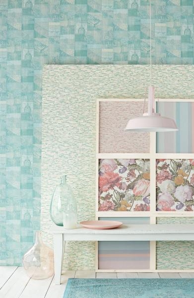 Tyrkysová vliesová tapeta na zeď 358033, Masterpiece, Eijffinger