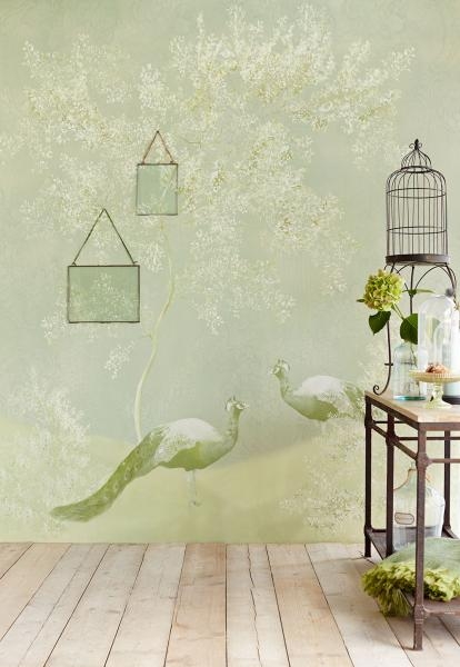 Vliesová obrazová tapeta s pávy 365105, Un Bisou de Mme Pitou, Eijffinger