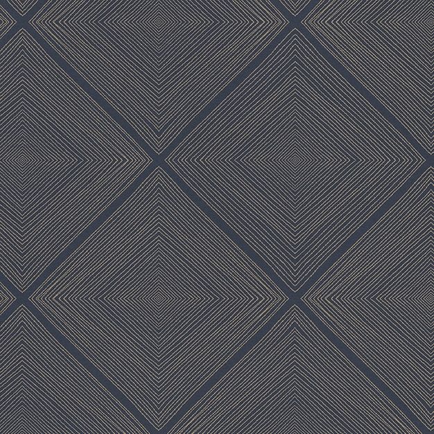 Modrozlatá geometrická vliesová tapeta na zeď 366021, Geonature, Eijffinger